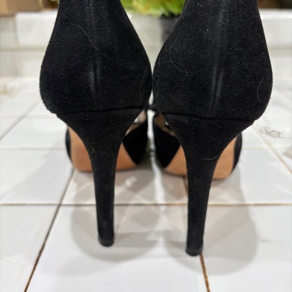 kate spade black bow peeptoe heels - Picture 5 of 8